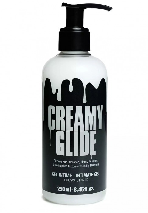 Лубрикант на водной основе Creamy Glide с консистенцией спермы - 250 мл. - Strap-on-me - купить с доставкой в Серпухове