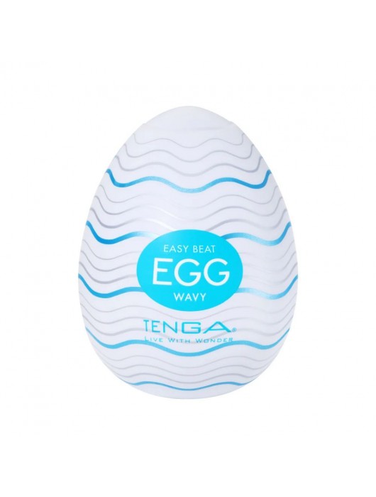 Мастурбатор-яйцо Tenga Egg Wavy - Tenga - в Серпухове купить с доставкой