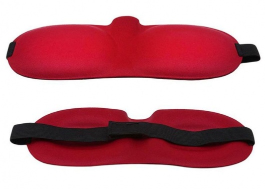 Красная глухая маска на резинке - Sitabella - купить с доставкой в Серпухове