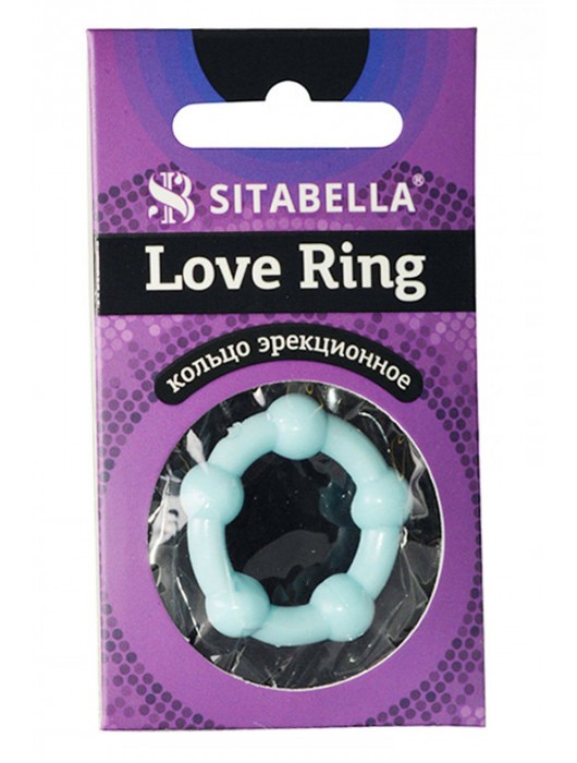 Цветное эрекционное кольцо Love Ring с бусинами - Sitabella - в Серпухове купить с доставкой