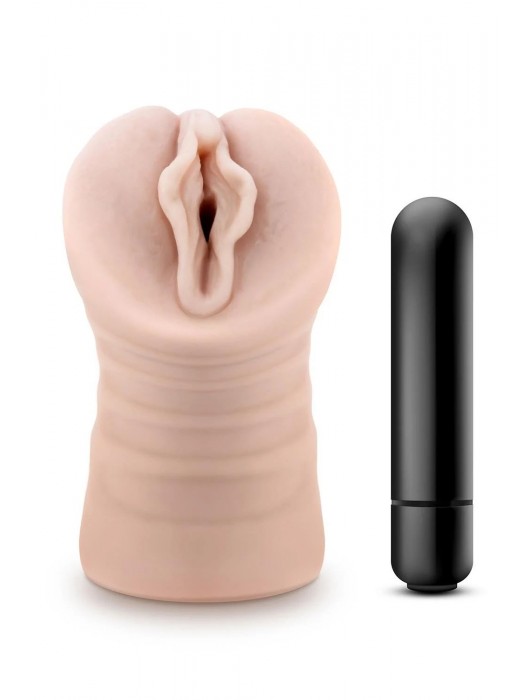 Телесный мастурбатор-вагина Destini - Blush Novelties - в Серпухове купить с доставкой