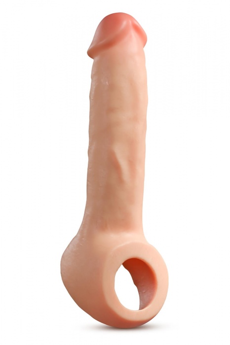 Телесная насадка-удлинитель Thrive 8.75 Inch Realistic Penis Extender Sleeve - 22,2 см. - Blush Novelties - в Серпухове купить с доставкой