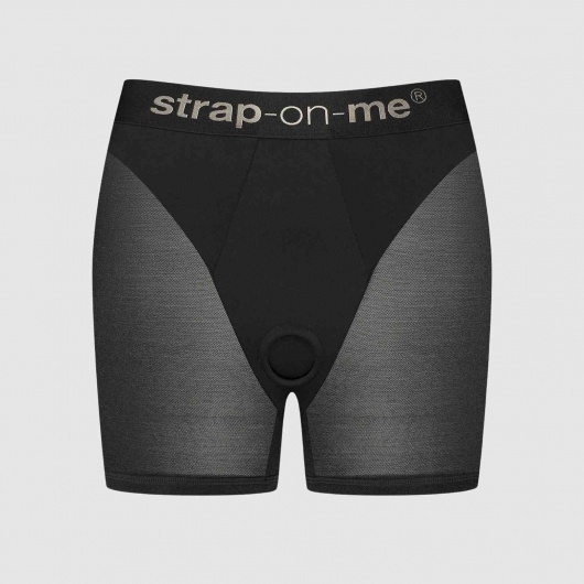 Трусики-шорты для фиксации насадок Strap-on-me Harness Lingerie Halo - size L - Strap-on-me - купить с доставкой в Серпухове