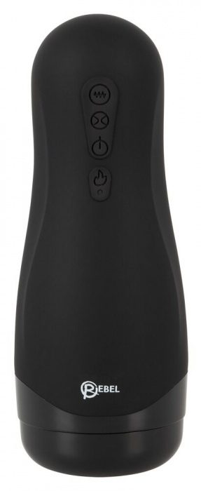 Черный вибромастурбатор с подогревом Masturbator with 3 Functions - Orion - в Серпухове купить с доставкой