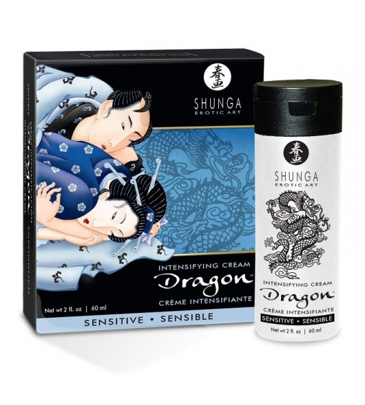 Интимный мужской крем SHUNGA DRAGON SENSITIVE - 60 мл. - Shunga - купить с доставкой в Серпухове