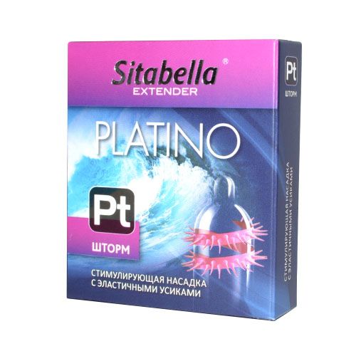 Стимулирующая насадка со спиралью из усиков Platino  Шторм - Sitabella - купить с доставкой в Серпухове