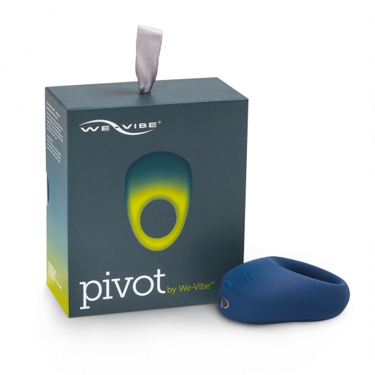 Синее эрекционное виброкольцо We-vibe Pivot - We-vibe - в Серпухове купить с доставкой
