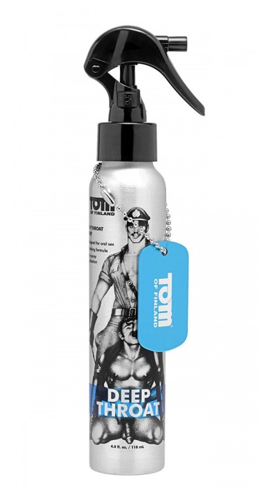 Спрей для лёгкого проникновения во время орального секса Tom of Finland Deep Throat Spray - 118 мл. - Доминирующее кольцо - купить с доставкой в Серпухове