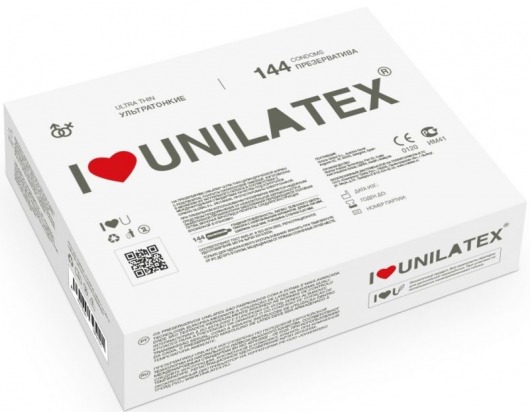 Ультратонкие презервативы Unilatex Ultra Thin - 144 шт. - Unilatex - купить с доставкой в Серпухове