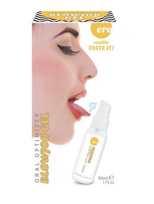 Увлажняющий гель для орального секса с ароматом ванили - 50 мл. - Ero - купить с доставкой в Серпухове