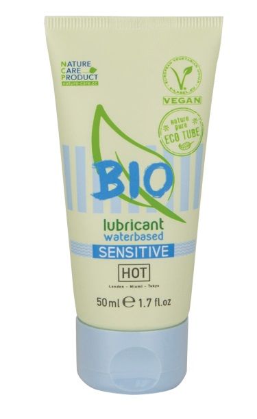 Органический лубрикант для чувствительной кожи Bio Sensitive - 50 мл. - HOT - купить с доставкой в Серпухове