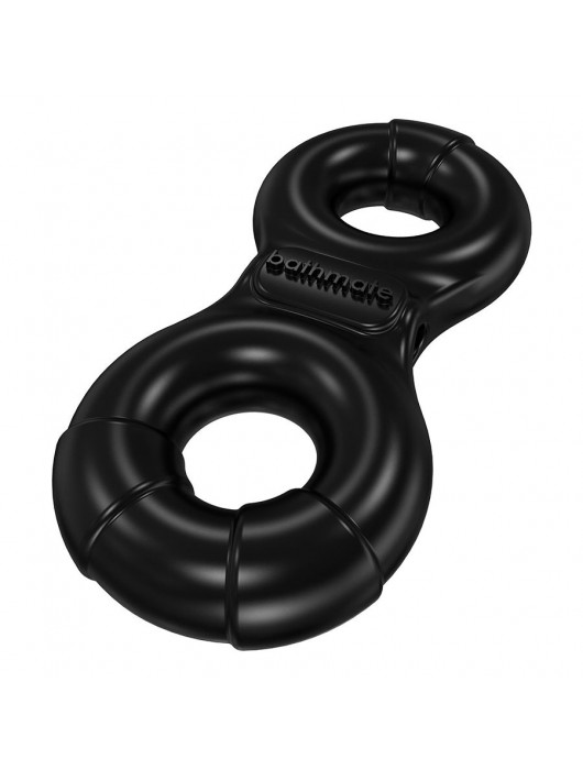 Чёрное эрекционное виброкольцо Eight - Bathmate - в Серпухове купить с доставкой