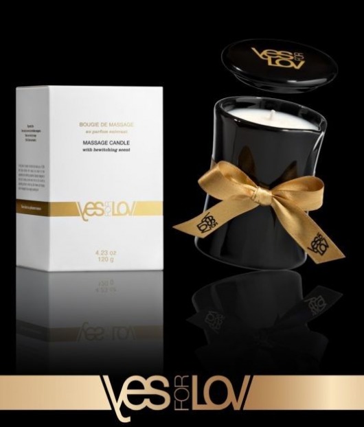 Массажная аромасвеча BEWITCHING MASSAGE CANDLE - 120 мл. - YESforLOV - купить с доставкой в Серпухове