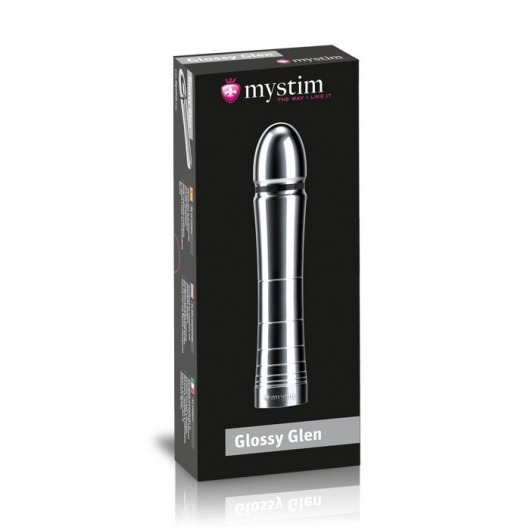 Фаллоимитатор для электростимуляции Glossy Glen Dildo - 14 см. - MyStim - купить с доставкой в Серпухове