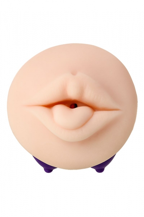 Двухсторонний мастурбатор JOS YARA в фиолетовой колбе - JOS - в Серпухове купить с доставкой