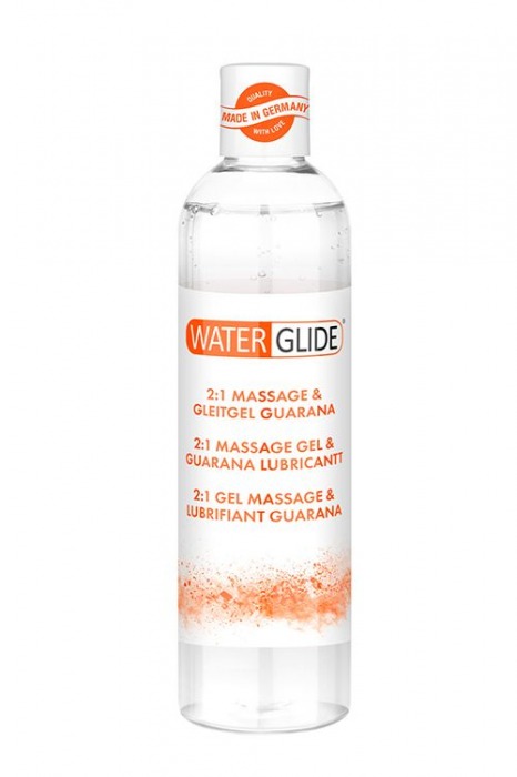 Гель-смазка 2-в-1 MASSAGE   LUBRICANT GUARANA - 300 мл. - Waterglide - купить с доставкой в Серпухове