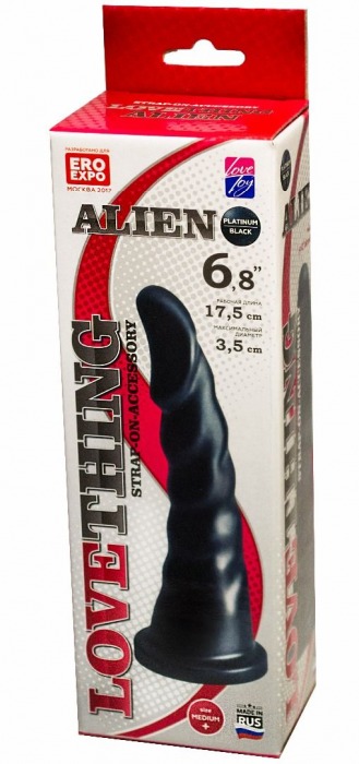 Насадка для трусиков харнесс Alien - 17,5 см. - LOVETOY (А-Полимер) - купить с доставкой в Серпухове