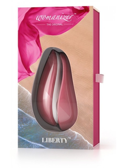 Розовый бесконтактный клиторальный стимулятор Womanizer Liberty - Womanizer
