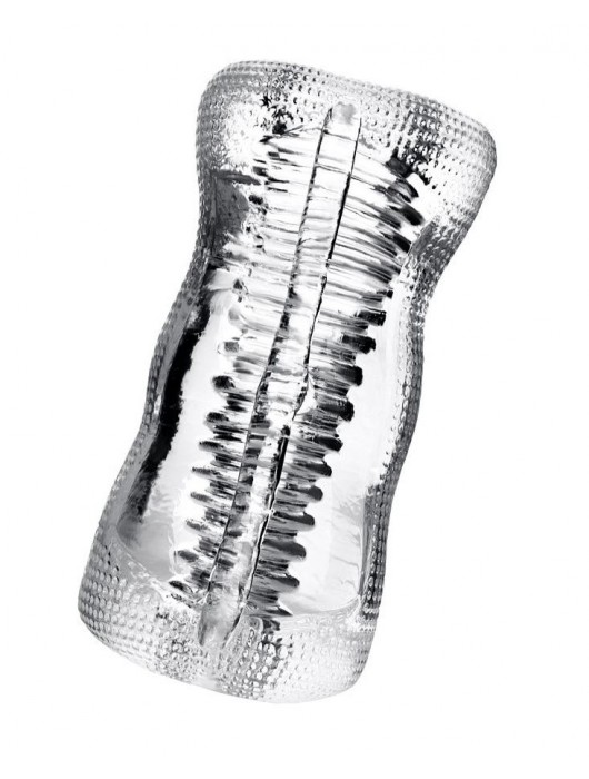 Прозрачный мастурбатор Lingam Asha - ToyFa - в Серпухове купить с доставкой