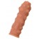 Телесная реалистичная насадка KOKOS Extreme Sleeve 11 с дополнительной стимуляцией - 12,7 см. - KOKOS - в Серпухове купить с доставкой