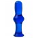 Голубая стеклянная анальная втулка - 12 см. - Sexus в Серпухове Голубая стеклянная анальная втулка - 12 см. - Sexus