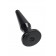 Черная анальная втулка Gemini α - 12 см. - POPO Pleasure