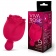Малиновый вибростимулятор в форме бутона со стебельком - Bior toys в Серпухове Малиновый вибростимулятор в форме бутона со стебельком - Bior toys