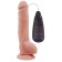Телесный вибратор с мошонкой на присоске Extra Fun Vibrating Dildo - 23,5 см. - Chisa купить в Серпухове с доставкой в Orgasmix.ru Телесный вибратор с мошонкой на присоске Extra Fun Vibrating Dildo - 23,5 см. - Chisa