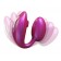 Малиновый вибратор для пар Wonderlover - Love to Love