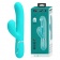 Мятный вибратор-кролик с пульсацией Perdita - 22,8 см. - Baile купить в Серпухове с доставкой в Orgasmix.ru Мятный вибратор-кролик с пульсацией Perdita - 22,8 см. - Baile