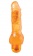 Оранжевый вибратор-реалистик JELLY JOY 7INCH 10 RHYTHMS ORANGE - 17,5 см. - Dream Toys купить в Серпухове с доставкой в Orgasmix.ru Оранжевый вибратор-реалистик JELLY JOY 7INCH 10 RHYTHMS ORANGE - 17,5 см. - Dream Toys