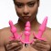 Набор из 3 розовых анальных пробок с вибропулей Thrill Trio Anal Plug Set - XR Brands в Серпухове Набор из 3 розовых анальных пробок с вибропулей Thrill Trio Anal Plug Set - XR Brands