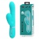 Аквамариновый вибратор-кролик Mariana - 22,6 см. - Baile купить в Серпухове с доставкой в Orgasmix.ru Аквамариновый вибратор-кролик Mariana - 22,6 см. - Baile